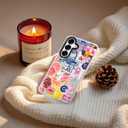 for Samsung Galaxy S23 Ultra CaseY2K Citrus Coastal Vintage Style Military-Grade Drop Protection TPU Camera Protection for Women Girls (BuleArt)