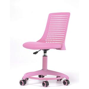 Kids Desk Chair Adjustable Height School/Home Children 4-12 Swivel with Anti-Scratch Wheels Breathable Back Chair for Kids Holds up to 175 Lbs – Color Pink