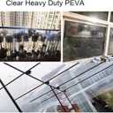 5 x Clear Waterproof & Dustproof Sofa Storage Covers,Plastic Furniture Bed Couch Protector Cover Shelter for Moving Protection,Cat Scratch Proof Sofa Cover (79" X 118" (200x300CM))