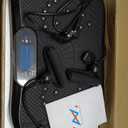 AXV Vibration Plate Fitness Platform Exercise Machine Vibrating Shaking Full Body Shaker Workout Vibrate Stand Shake Board Sport for Weight Loss Fat Burner for Gym Home Office