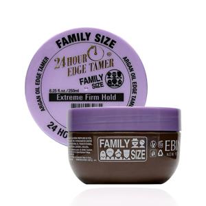 2 x EBIN NEW YORK 24 Hour Edge Tamer - Extreme Firm Hold (8.25oz/ 250ml) - No Flaking, White Residue, Shine and Smooth texture with Argan Oil and Castor Oil