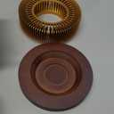 Teapot Warmer, JUKFITA Durable Tea Warmer for Heating Tea, Coffee, Milk & Food, Made Aluminum & Wood, Compatible with Most Standard Teapots (Large)