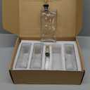 APT 1101 Olive Oil Dispenser for Kitchen, Cooking Oil and Vinegar Dispenser Set, Olive Oil Bottle, Soy sauce dispenser, coffee syrup bottles with stainless steel pourers - 4 pcs, Gold