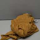 Biscaynebay Wrap Around Bed Skirts for King & Cal King Beds 17" Long Drop, Gold Adjustable Elastic Dust Ruffles Easy Fit Wrinkle Resistant Silky Luxurious Fabric Machine Washable