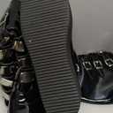 IXU Women's Faux Fur Boot Furry Fluffy Round Toe Suede Snow Winter Women Boots Comfy Plush Warm Short Outdoor Indoor Flat Shoes Mid-Calf Boots 42