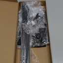 1PCS Tabletop Picture Frame Stand,Heavy Metal Base Adjustable Size Table Easels for Display,Picture Frame Holder Art Display Stand for Signs, Canvas (Black)