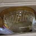 Flight cage for Parakeets Decorative Bird Cages Home Decor, Affordable Retro Golden Bird Cage, Elegant Decoration Parrot Cage, Dove Pearl Bird Canary Cage, Luxury Package (Color: Gold A)