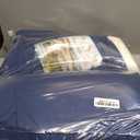 Outdoor Chair Cushions 19 x 19 Inch Water Resistant Patio Chair Cushions with Tie 3 Year Color Fastness Thick Outdoor Seat Cushion for Garden Lawn Patio Furniture Navy Set of 2