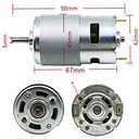 Micro DC 12V-24V 10000RPM 775 Motor Ball Bearing Large Torque High Power Low Noise Brushed DC Motor Driver for Electrical Tools DIY