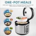 Aroma Housewares AROMA Professional 20-Cup (Cooked) / 5Qt. Digital Rice Cooker, Steamer, and Slow Cooker Pot with 10 Smart Cooking Modes, Including Saut-then-Simmer
