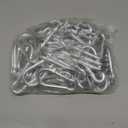 Carabiners Clip Spring Snap Hook,Heavy Duty Galvanized Steel(10&120PcsM6,50PCSM8&30PCSM10) Carabiner,Safety Quick Links Snap Hooks,Spring Clips for Swing Hammock Camping Keychain Outdoor