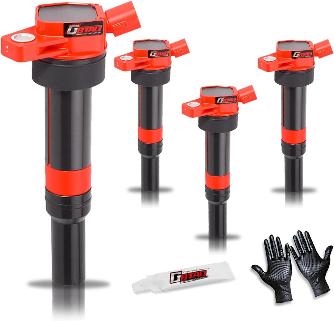 Set of 4 Upgraded Ignition Coil Pack for 1.8L 2.0L L4 2011-2020 Hyundai Elantra, 2014-2021 Hyundai Tucson, 2014-2016 Kia Forte, 2014-2018 Kia Forte5, 2012-2019 Kia Soul Replaces UF651 C1804