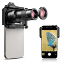 Evil eye 2 in 1 Phone Camera Lens Kit, 6X Telephoto Lens & 150mm Macro Lens with Universal Lens Clip, Phone Lens Attachment for iPhone and Andriod