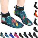 OMGear Water Socks Neoprene Socks Beach Booties 3mm 5mm Anti-Slip Wetsuit Footwear Fin Swim Sand Proof Socks, M