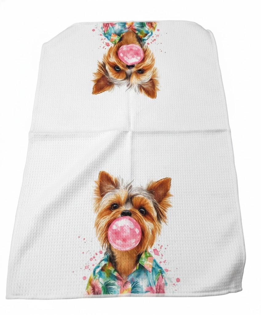 Gifts Dish Tea Towels for Kitchen Decor, Dog Lover Mom Gifts for Women Decorative Hand Towels, 16x24 Inch