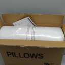 puredown Goose Feather Down Pillows, Gusseted Bed Pillows for Sleeping 100% Cotton Cover, Set of 2 Standard Size