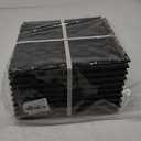 Goovilla Plastic Interlocking Deck Tiles, 9 Pack Balcony Flooring, 12"x12" Waterproof Outdoor Flooring All Weather Use, Patio Floor Decking Tiles for Porch Poolside Backyard Concrete, Dark Coffee