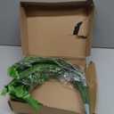 UV Resistant Lifelike Artificial Boston Fern - 2024 New Faux Boston Ferns Outdoor Planter Large, Realistic Fake Feen Hanging Silk Fern Stems Indoor Basket Plant Urn Fillers Front Porch (2, Green)