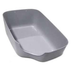 Cat Litter Tray , Grey, Size 22"×16"
