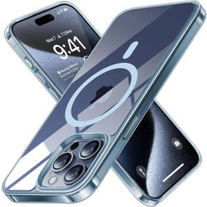TORRAS Magnetic Shockproof for iPhone 15 Pro Case, [MilitaryGrade Drop Tested] [Compatible with MagSafe] Translucent Slim Protective AntiScratch AntiFingerprint Guardian Mag 2023