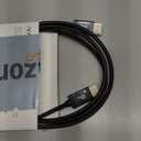 IVANKY 8K DisplayPort Cable 1.4, VESA Certified DP Cable 6.6ft (8K@60Hz, 4K@144Hz, 2K@240Hz)HBR3 Support 32.4Gbps, HDR, HDCP 2.2, FreeSync G-Sync, Braided Display Port for Gaming Monitor, Graphics, PC (Black)