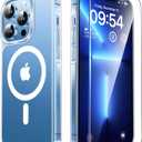 TAURI 2 in 1 for iPhone 13 Pro Case [Compatible with Magsafe], with Screen Protector, 12 FT Drop Protection, Shockproof Magnetic Case for iPhone 13 Pro Phone Case - Clear