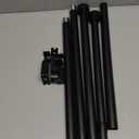 Heavy Duty Curtain Rods for Windows 66 to 120 Inch,1 Inch Adjustable Black Curtain Rod with Easy Installation and Modern Design,Decorative Long Drapery Rods with Metal Finials (A1,Black,30-120")