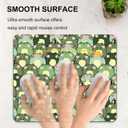 Green Frog Kawaii Mouse Pad Wireless Cute Animal Aesthetic Mousepad Desk Mat Square Cottagecore Cartoon Bee Washable Funny Office Accessories Computer Laptop Travel Decorative Design Fun Gaming