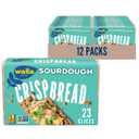 Wasa Sourdough Crispbread, 9.7 oz (Pack of 12), Crackers, Non-GMO Ingredients, Fat Free (EXP 03/31/27)