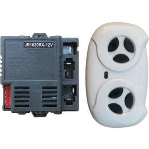 JR1630RX 12V 2.4G Remote Control and Receiver, for Kids Ride On Toys, 12V Control Box Motherboard Accessories Ride On Car Replacement Parts