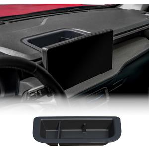Mabett Dashboard Storage Organizer for Ford Maverick 2025,Anti-Slip Dash Panel Tray with Dedicated Sunglasses Compartment Behind Screen Maverick Accessories(Not 2022-2024 model)