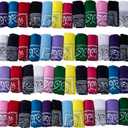 Funny Party Hats Paisley Bandanna Pack 48 Piece Set Assorted Colors Double Sided Print Bandannas 100% Cotton