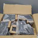 VEVOR Pergola Kit, 4x4 Inch 4-Way Slanted Bracket for 3.5x3.5 Inch Wood Beams in Actual Size, Carbon Steel Pergola Bracket with Post Base and Wall Mount Base, for Outdoor Pergolas, Gazebos, Sheds