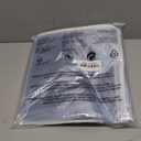 Zipcase 2 Packs Clear All Cover in Plastic Dinning Chair Covers - Heavy-Duty PVC Chair Protectors, 22" D x 19" W x 19.5" H x 40" H, Keep Your Dinning Chair Away from Water Dust Paws and Claws