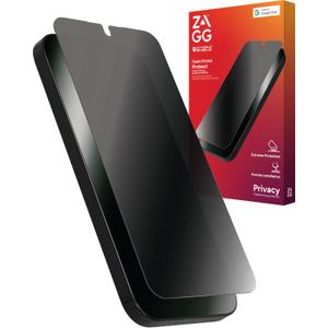 ZAGG Fusion Privacy Google Pixel 9 Pro XL Screen Protector - Flexible Hybrid Polymer, 2-Way Privacy Filter, Impact & Scratch Protection, EZ Apply Installation, Recycled Materials (Google Pixel 9 Pro XL) ZAGG Fusion Privacy Google Pixel 9 Pro XL Screen Protector - Flexible Hybrid Polymer, 2-Way Privacy Filter, Impact & Scratch Protection, EZ Apply Installation, Recycled Materials (Google Pixel 9 Pro XL)