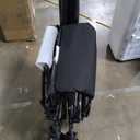 Medline Comfortable Folding Wheelchair with Swing-Back, Desk-Length Arms and Elevating Footrests, 20”W x 16”D Seat