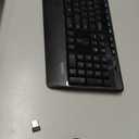 Logitech MK345 Wireless Keyboard and Mouse Combo with Palm Rest, 2.4 GHz USB Receiver, Compatible with PC, Laptop, Black (1 Pack)