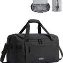 BAGSMART Travel Duffel Bags for Women, 32L Gym Duffle Bag with Laptop Compartment, Carry On Weekender Overnight Bag, Shoe Bag, PVC Wet Pocket, Black