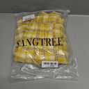 SANGTREE Women Plaid Pleated Skirt School Uniform High Waist Plus Size A Line Skort for Girls with Pockets and Shorts (L)