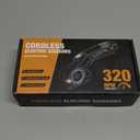 Cordless Electric Scissors,4V Rechargeable Cardboard Cutter Heavy Duty Scissor with Safety Lock & LED Light for Box Carpet Plastic Fabric(Yellow)