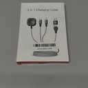 Multi Charging Cable for Apple Watch Charger 2FT, 3 in 1 Charging Cable USB A/C to Lightning Type C USB C Cord iWatch Magnetic Wireless Charger Wire for Apple iWatch iPhone Android Phone