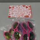 Kathfly 30 Sets Valentines Day Cards with Heart Sunglasses for Kids Valentines Party Favor Bulk Classroom Exchange Gift for Boys Girls