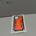 SOiOS for iPhone 13/14/15 Phone Case: for iPhone 16e Protective Cover with Built-in Kickstand | Heavy Duty Military Grade Hard Protection Shock Proof | Durable Dual-Layer Design Orange