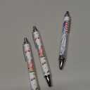 New York Ballpoint Pens - 24 Pcs NYC City Travel Souvenirs Retractable Black Gel Ink Ball Point Pen Gifts I Love NY Stickers from USA Writing Supplies Office Essentials for Nurse Assistants