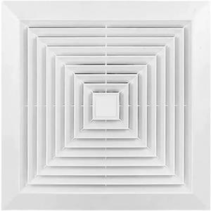 12x12 Bathroom Exhaust Fan Cover with Springs, Replacement Vent Cover for Broan-Nutone Exhaust Fan, Ceiling Air Diffuser Square (31Wx31L(cm) -white