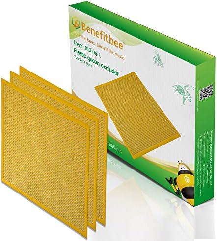 benefitbee 12PCS Beekeeping Plastic Queen Excluder Fit for 10 Frame Langstroth Beehives Separating The Queen from Bees,510x410mm