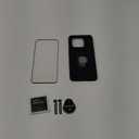 QUIETIP Case Compatible with ZTE Blade A35 & Blade A55 with Screen Protector,TPU + Hard PC Magnetic Ring Car Mount Stand Cover,Black