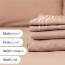 Full Size 4 Piece Sheet Set - Comfy Breathable & Cooling Sheets - Hotel Luxury Bed Sheets for Women & Men - Deep Pockets, Easy-Fit, Extra Soft and Wrinkle Free Sheets - Mauve Oeko-Tex Bed Sheet Set