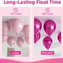 3 x 80pcs Pink Balloons, 12 inch Birthday Balloons, Party Balloons, Birthday Decorations, Helium Balloons for Bridal Shower Wedding Party Decorations