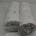 Calvin Klein Logo Medium 20" x 28" Standard/Queen Size Set of 2 Bed Pillows for Sleeping, White